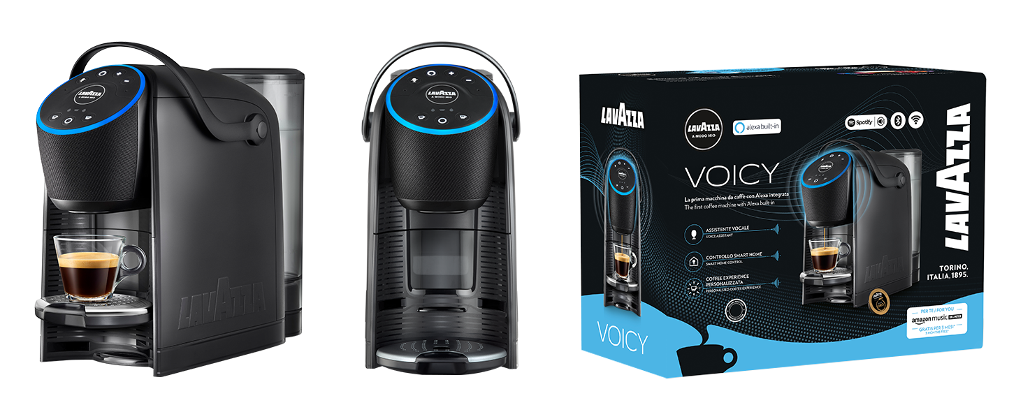 Lavazza Voicy, la macchina per caffè compatibile con Alexa- 99 Caffè