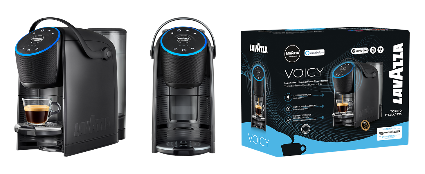 La prima MACCHINA DEL CAFFÈ CON ALEXA - Lavazza Voicy 