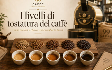 copertina livelli di tostatura del caffè 99 Caffè